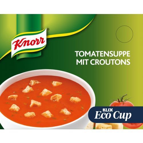 Klix Knorr Tomatensuppe mit Croutons 1x15 Eco Cup