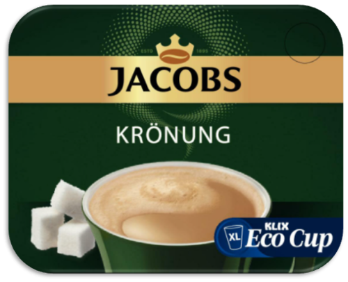 Klix Big Kaffee Weiss ECO 1x17 Cup